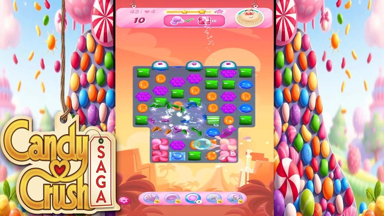 Candy Crush Saga Level 42 - NO BOOSTERS | CRAZYDROIDGAMER ✓ - YouTube