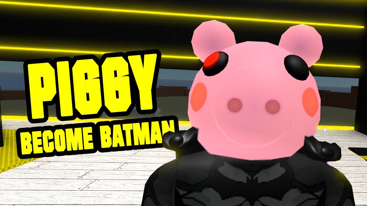 Piggy Become Batman Roblox Piggy Youtube - roblox gang beasts fusion