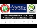 How to Pay Vehicle Token Tax Online for Sindh Registered Vehicle with ePayment GoS App?