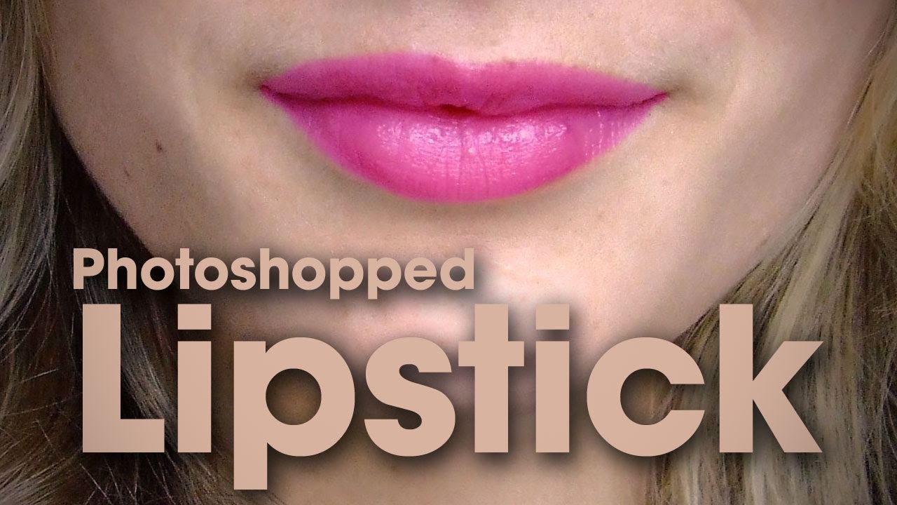 How to add lipstick in photoshop