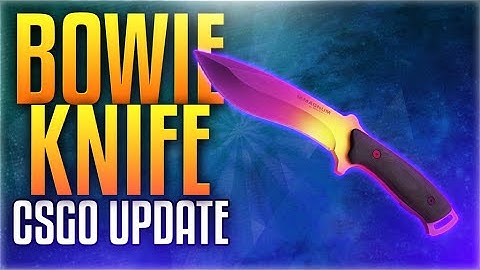 CSGO NEW BOWIE KNIFE - NEW WILDFIRE CASE (Counter Strike Global Offensive "WILDFIRE BOWIE Knife")