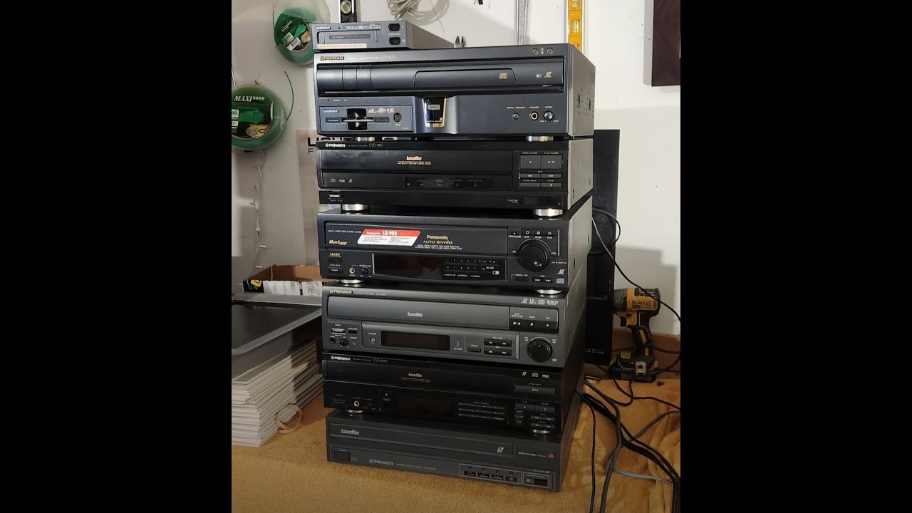 My 2025 Laserdisc Player Collection - YouTube