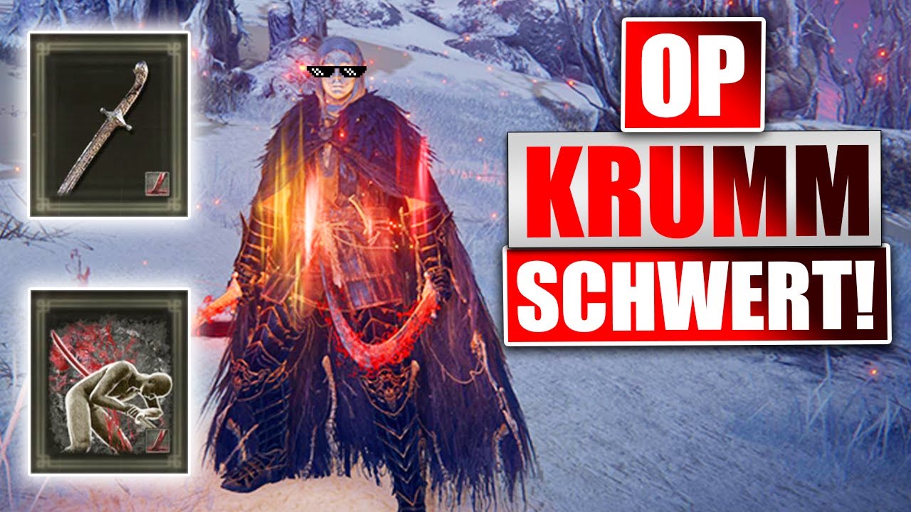 BESTE Blut Build Waffe! Banditenkrummschwert OP Schaden! Elden Ring YouTube