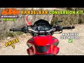 How to install ktm handlebar in ns160 | Ns160 handlebar modified