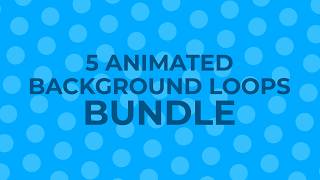 5 Animated Background Loops Bundle | Alpha Channel | .MOV | Available on Gumroad