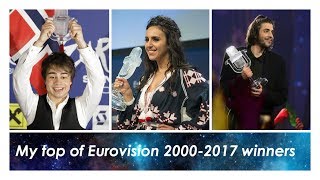 Eurovision Winners 2000-2017 // My top 18
