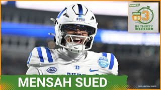 Duke SUES QB Darian Mensah Over Transfer | The Big 3 in 30 College