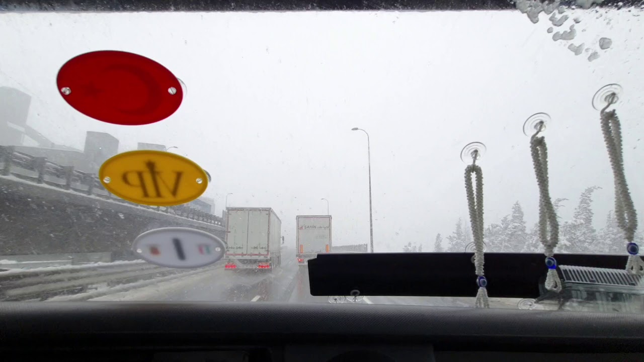 KARLI HAVADA ŞEHİRLER ARASI SEYEHAT 16.02.2021 #gezenpanda