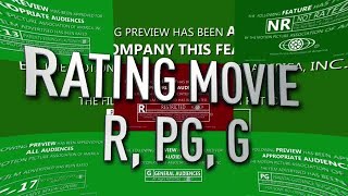 Green screen Opening for Movie R, PG, G After Effects Templates