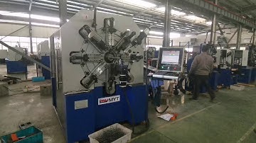 MYT®MYT-1245 CNC Camless spring forming machine 12 axis witb extra spinner