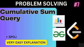 Cumulative Sum Query | SPOJ | Hindi