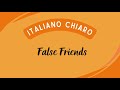 False friends tra Italiano e Inglese