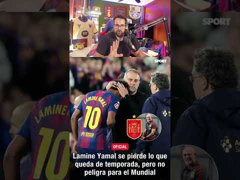 Oficial: Lamine Yamal adiós temporada #lamineyamal #lesión #Barça #mundial #shortvideo