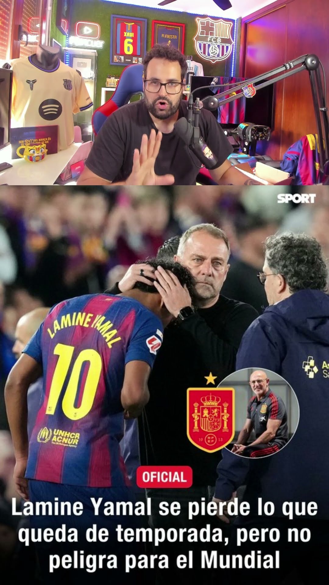 Oficial: Lamine Yamal adiós temporada #lamineyamal #lesión #Barça #mundial #shortvideo