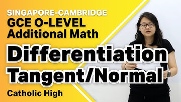 O-Level Additional Math | Differentiation - Tangents & Normals | Catholic High School