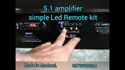 5.1 Amplifier for Home use | Digital surround | Remote kit ||  மதுரை.