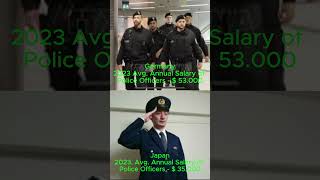 Germany and Japan police salaries