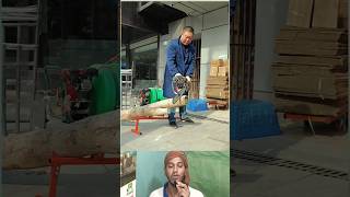 Amazing Wood Cutting Process | কাঠের গুঁড়ি কেটে সাইজ করা হচ্ছে 😮🪵 #shorts #woodcutting #timber