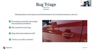 What is bug triage meeting?