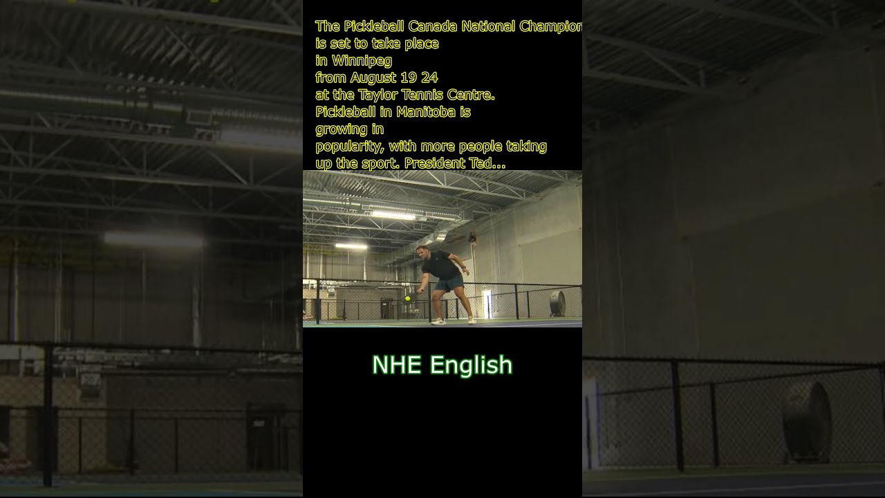 Winnipeg To Host Pickleball Nationals Aug 19