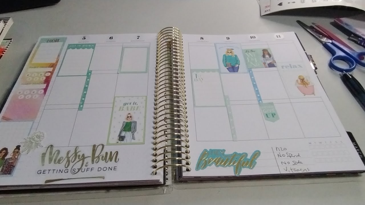 Decorate With Me: February 5-11, 2024 | Capitol Chic Design Planner | Messy Bun Getting Stuff Done