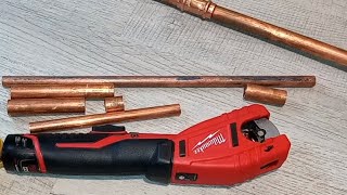 Milwaukee m12 cordless copper tubing cutter tool review