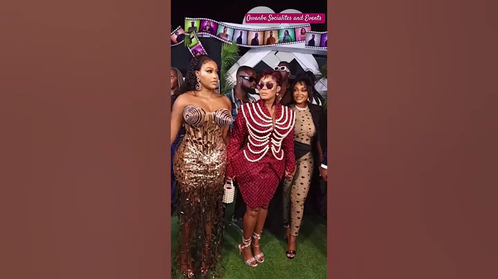 Mercy Aigbe with the cast at the Premiere of Thin Line #mercyaigbe #nollywoodmovies #celebrity