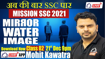 Reasoning Class || Mirror and water Image short trick || By Mohit Sir