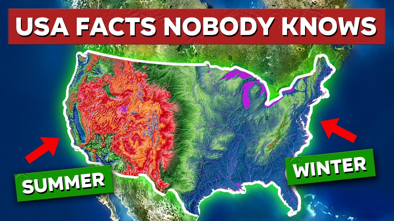55 jaw dropping us geography facts you never knew youtube