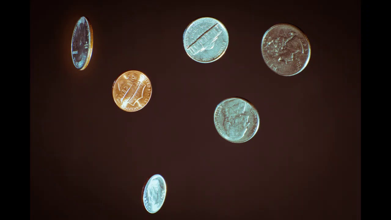 Falling coins sound+Sonido de monedas cayendo - YouTube