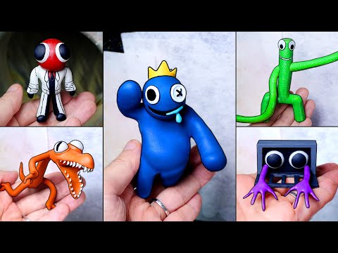 ROBLOX] Making RAINBOW FRIENDS Sculptures Timelapse 