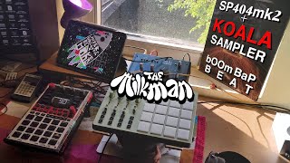 The Milkman - Fluid State (Boom Bap Beat on SP404 MK2 &amp; Koala Sampler + TempoPad C16)