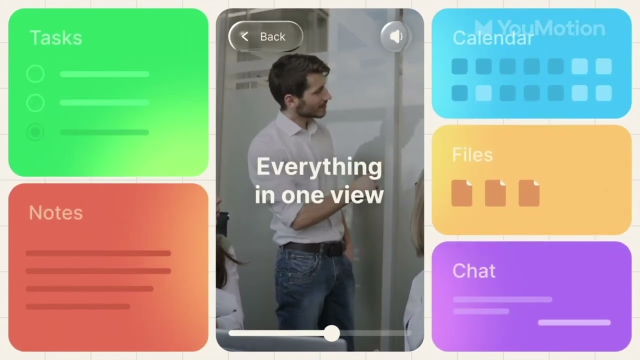 Glass Opener & Bento UI Reveal | Modern Glassmorphism Motion Graphics