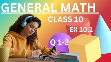 Ex 10.1 | Question 1-2 | General math | class 10 | arts math exercise 10.1 class 10th | #artsmath10