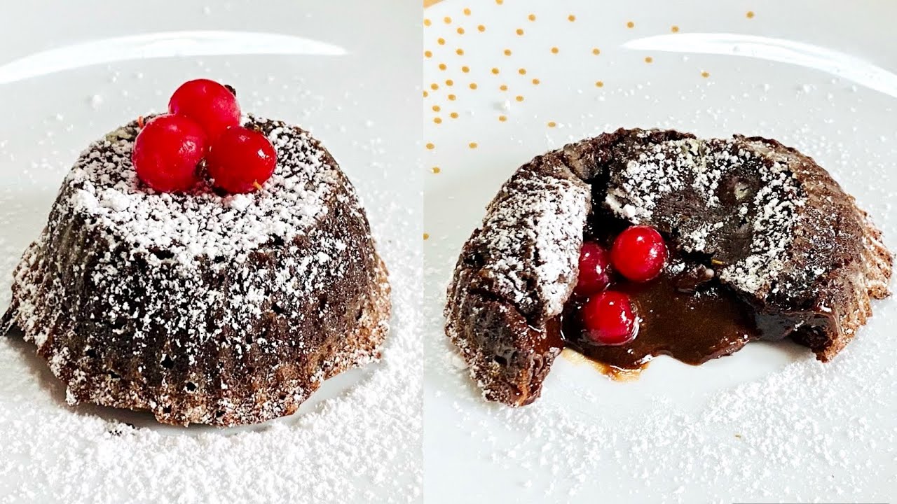 Fondant au chocolat /فوندون شوكولا 🍫  بأبسط الطرق و بمكونات بسيطة مع سر بنّتها 😋😋