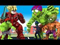 Team Avengers Hero VS Team Zombie rescue Poor Nick - Scary Teacher 3D Story Happy ending