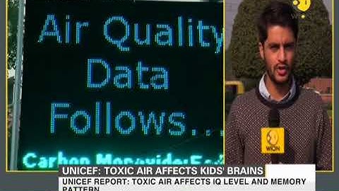 UNICEF Report: Toxic air affects children