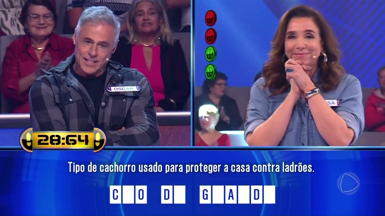 ACERTE OU CAIA: Oscar se atrapalha em duelo com Marisa Orth