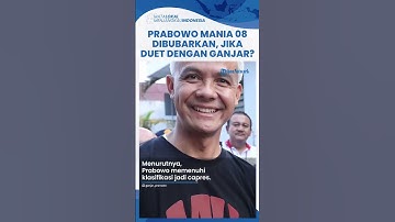 Prabowo Mania 08 Dibubarkan jika Prabowo Subianto Jadi Berduet dengan Ganjar Pranowo di Pilpres 2024