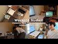 Weekend STUDY VLOG 💻🧋Calc BC TEST studies, essays, and chem studies, day in my life 12th Grade