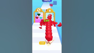 Cha Cha Cha!! Gem Stack -- Run level 45 #shorts #funnygameplay #youtubeshorts