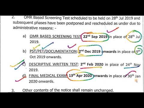BSF Head Constable HC (RO) & (RM) vacancy NEW EXAM DATES