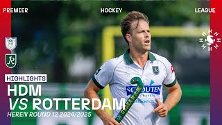 Hdm - Rotterdam Tulp Hoofdklasse Heren 2425 Ronde 12 Samenvatting