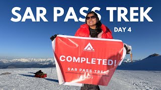 We started the trek at 3AM - Summit Day | SarPass Day 4
