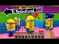 HOW MINIONS ESCAPED FROM PRISON vs SCARY MINION.exe IN MINECRAFT ! - Gameplay Movie traps