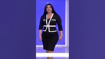 نادين خماش أجمل مذيعة تمتلك الطول والار 