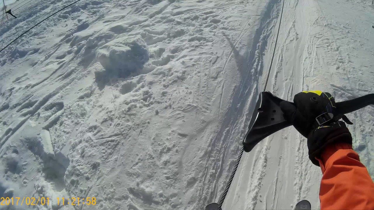 Обучение катанию на лыжах - YouTube