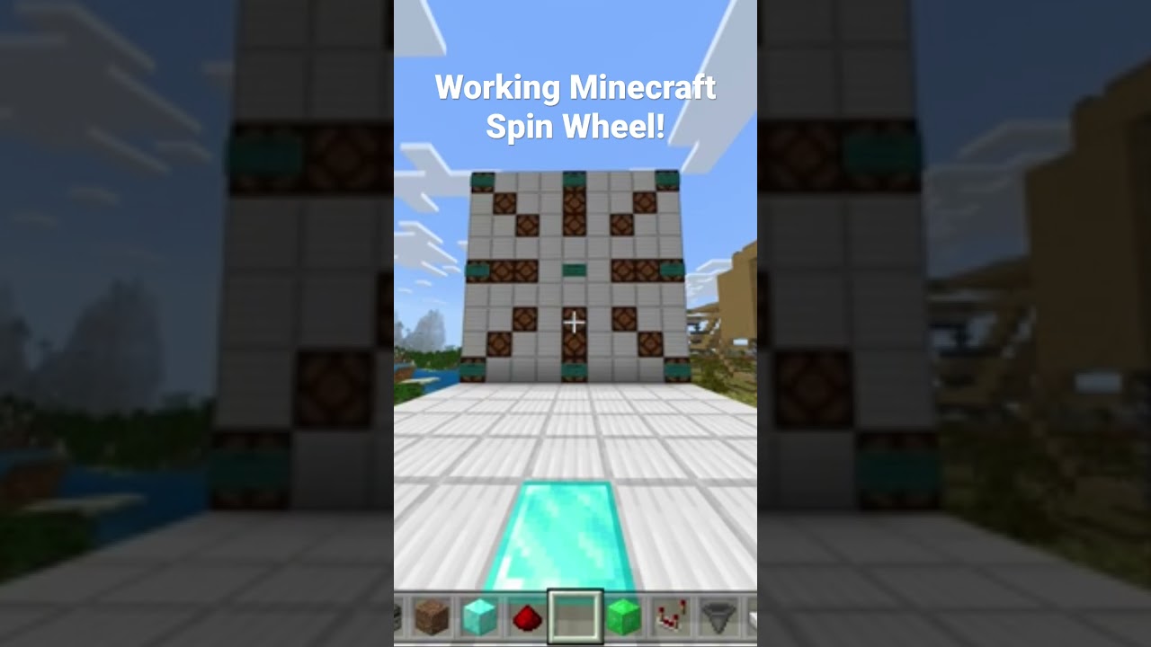 WORKING MINECRAFT SPIN WHEEL YouTube