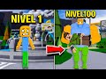 VIREI UM NOOB SUPER FORTE NO ROBLOX!! (Mega Noob Simulator)