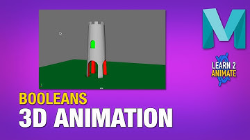 Boolean Operations for modeling in Autodesk Maya 2022. Beginner Tutorial.
